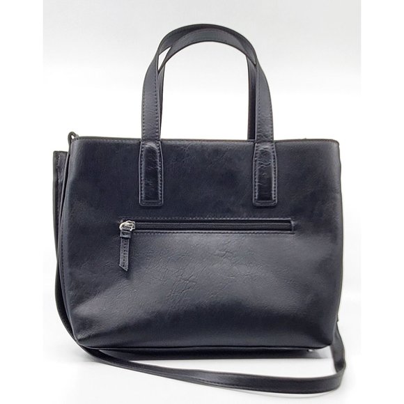 NWOT Inc Black Judith Stud Satchel $89.50 - Picture 3 of 6